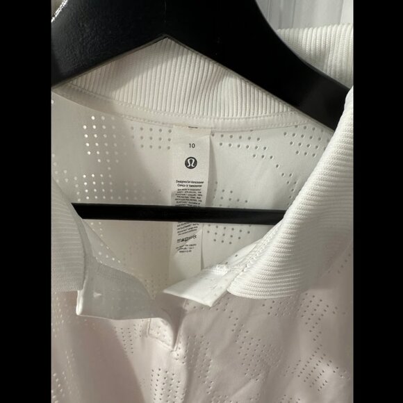 Lululemon Classic-Fit Polo Logo Color White Size 10 - Picture 9 of 9